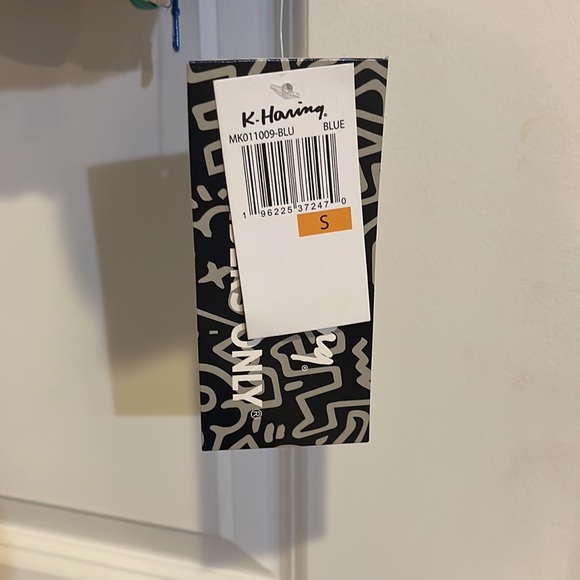 NWT Keith Haring x Members Only 1/4 ZIP Hooded Windbreaker jacket Tokyo Pop Camo - Picture 4 of 16